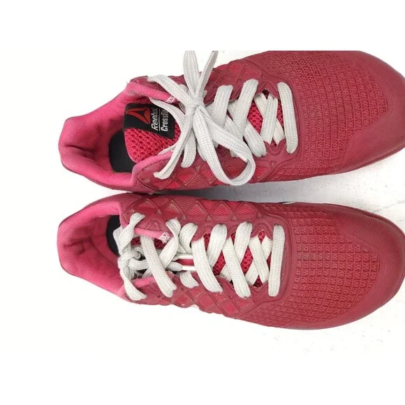 Reebok Crossfit CF74 Trainers Red Women’s Size 6 Shoes - Picture 6 of 11